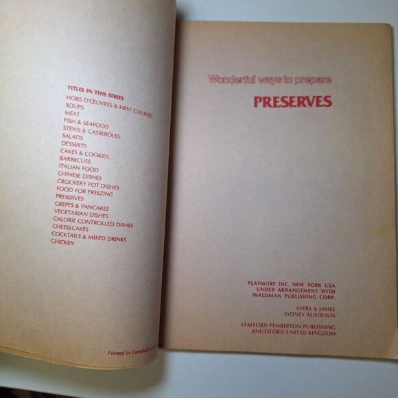 Wonderful Preserves Prepare Canning Jam Jelly Prepping Stocking Homestead Trad - Picture 4 of 10